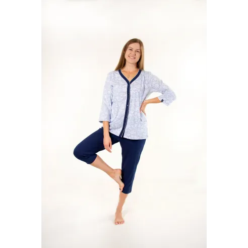 Piżama/Komplet Dresowy kolor Granatowy Rozmiar XL