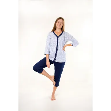 Piżama/Komplet Dresowy kolor Granatowy Rozmiar XXXL 2