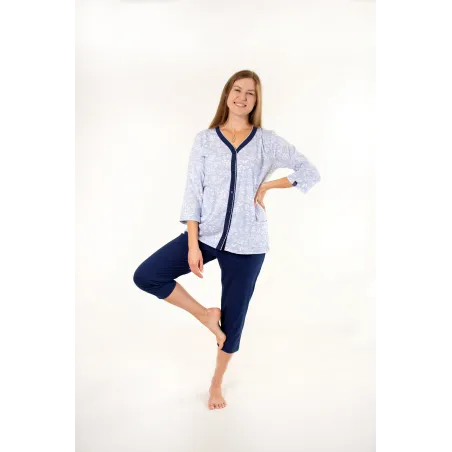 Piżama/Komplet Dresowy kolor Granatowy Rozmiar XXXL