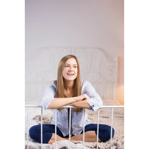 Piżama/Komplet Dresowy kolor Granatowy Rozmiar XXXL