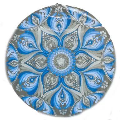 Ozdobna Mandala z intencją "Spokój"