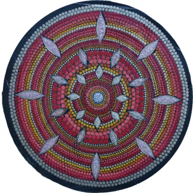 Ozdobna Mandala z intencją "Bezpieczeństwo"