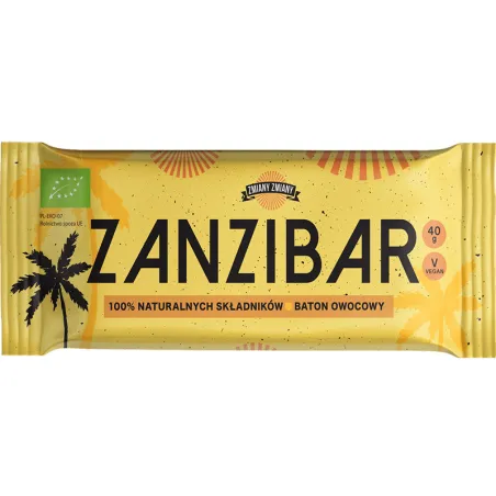 Baton owocowy Zanzibar BIO 40g Baton owocowy Zanzibar BIO 40g