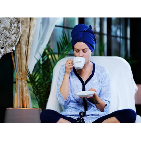 Piżama/Komplet Dresowy kolor Granatowy Rozmiar XXL