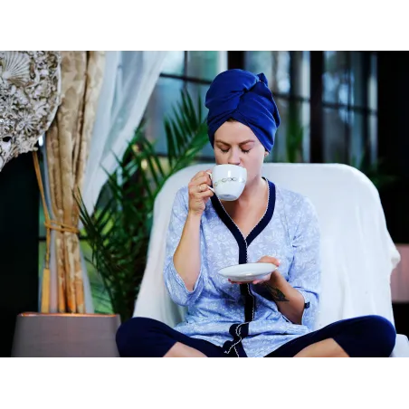 Piżama/Komplet Dresowy kolor Granatowy Rozmiar XXL