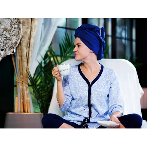 Piżama/Komplet Dresowy kolor Granatowy Rozmiar XXXL