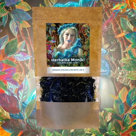Herbata Moniki Zielona Earl Grey - 50g