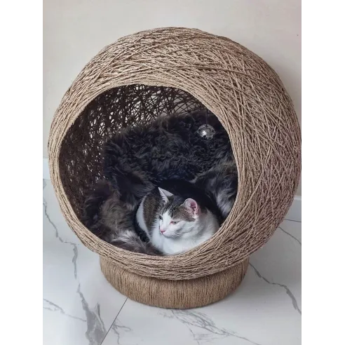 Kocie Bambaryły - legowisko dla kota - ręcznie robione