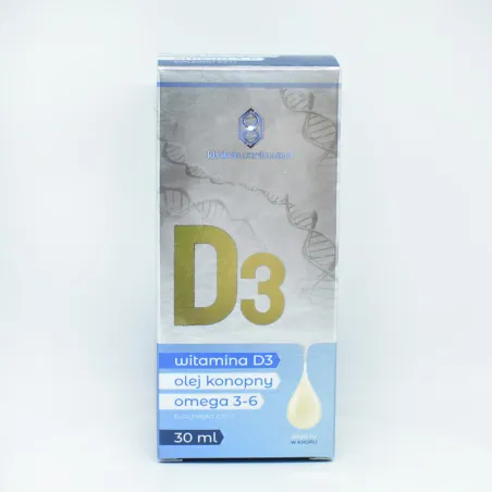 Witamina D3, Olej Konopny, Omega 3-6 Suplement Diety