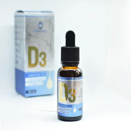 Witamina D3, Olej Konopny, Omega 3-6 Suplement Diety