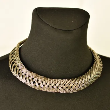 Naszyjnik, kolia z metalu (16)