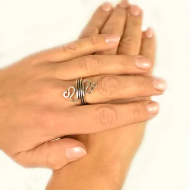 Pierścionek rozmiar 2,5cm.