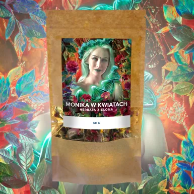 Herbata Zielona Monika w Kwiatach  - 50g