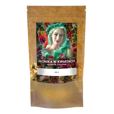 Herbata Zielona Monika w Kwiatach  - 50g 2