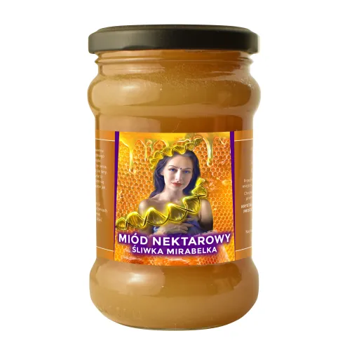 Miód Moniki Śliwka Mirabelka - 430g