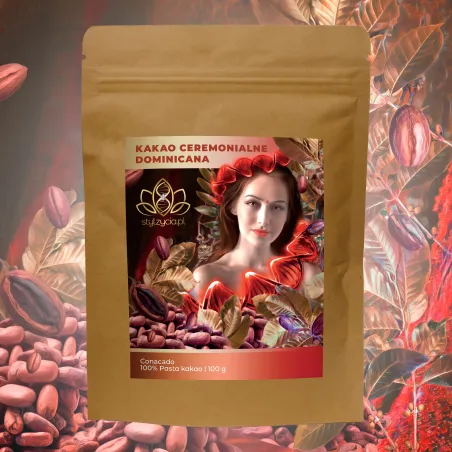 Kakao Rytualne Ceremonialne Dominicana Conacado 100% pasta kakao Kakao Rytualne Ceremonialne Dominicana Conacado 100% pasta kakao