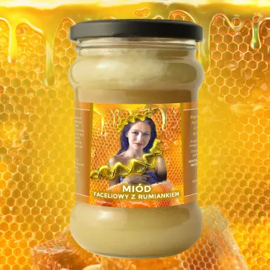 Miód Moniki Faceliowy z Rumiankiem - 430g