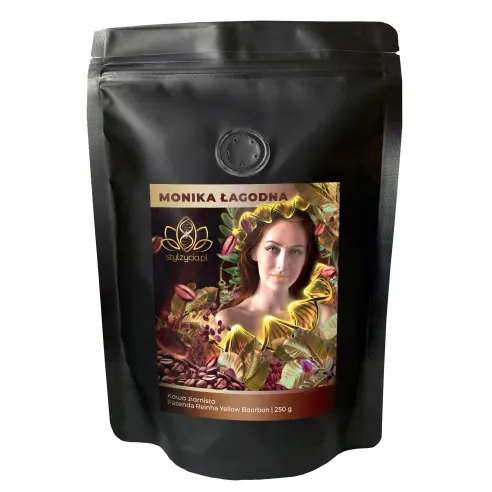 Łagodna Kawa Moniki Ziarnista - Fazenda Rainha Yellow Bourbon