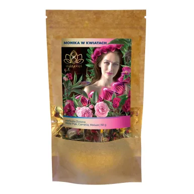 Herbata Zielona Monika w Kwiatach  - 50g 2