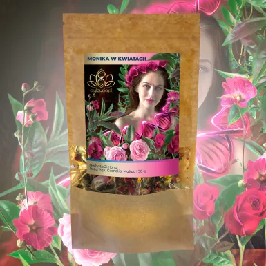 Herbata Zielona Monika w Kwiatach  - 50g