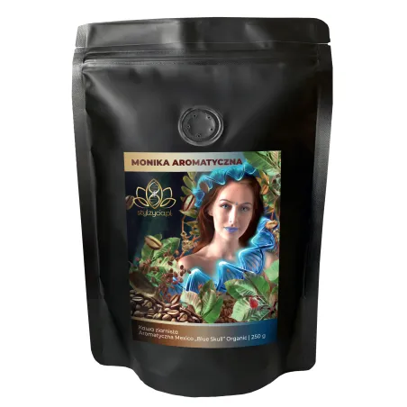 Kawa Moniki Ziarnista - Aromatyczna Mexico "Blue Skull" Organic Kawa Moniki Ziarnista - Aromatyczna Mexico "Blue Skull" Organic
