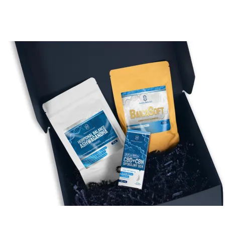 Zestaw SPOKÓJ - Ashwagandha 20:1, Baica Soft, Olejek CBD