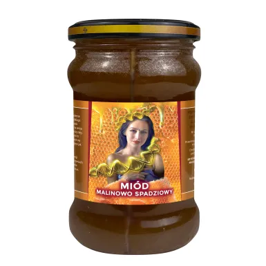 Miód Moniki Malinowo Spadziowy - 430g 2