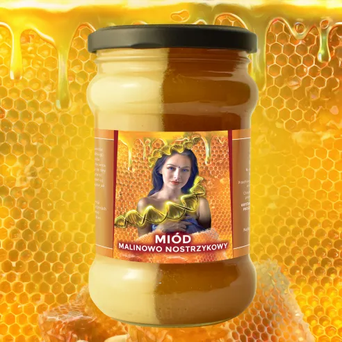 Miód Moniki Malinowo Nostrzykowy - 430g