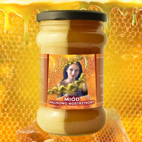 Miód Moniki Malinowo Nostrzykowy - 430g