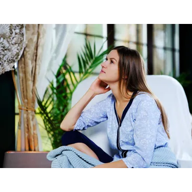 Piżama/Komplet Dresowy kolor Granatowy Rozmiar M