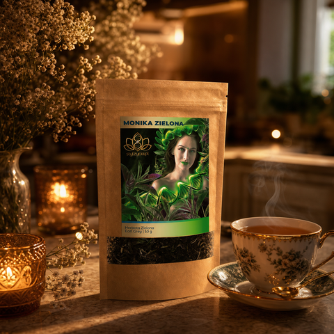 Herbata Monika Zielona - Earl Grey