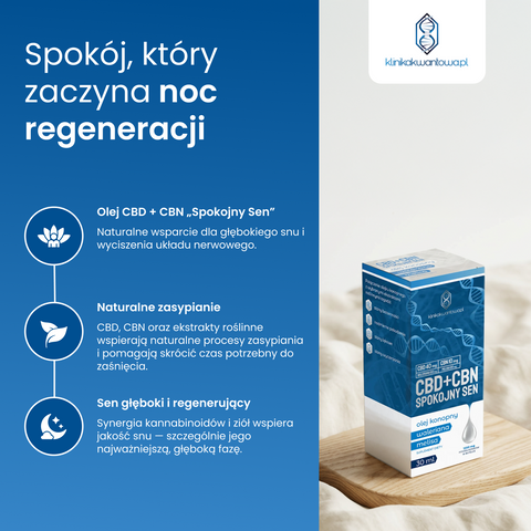 Olej CBD + CBN  „Spokojny Sen"