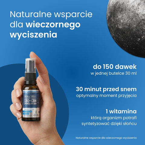 Olej CBD + CBN  „Spokojny Sen"