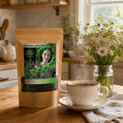 Herbata Monika Zielona - Earl Grey